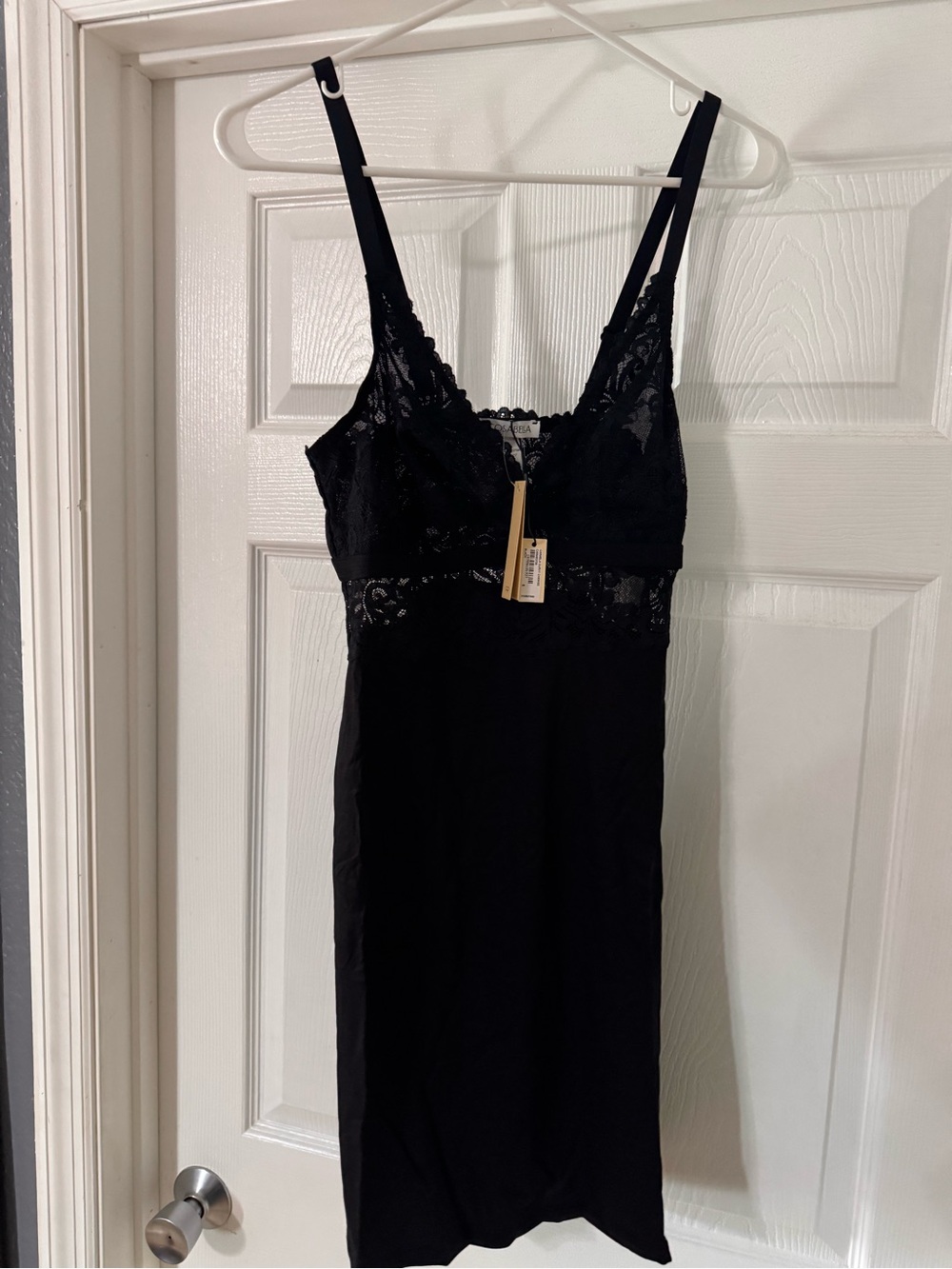 Black Lace Slip Dress - Cosabella Women's Intimates